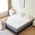 Selene Bedding Full Size Mattresses, 10 Inch Mattress Full with Pocket Spring and Memory Foam for Pressure Relief, Motion Isolation, Edge Support, Medium Firm Mattress in a Box, CertiPUR-US, Grey