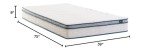 ZINUS 8 Inch Spring Sensation Hybrid Mattress [New Version], Medium Firm Feel, Fiberglass Free, Youth and Guest Bedroom, Mattress in A Box, Twin