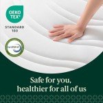 ZINUS 8 Inch Spring Sensation Hybrid Mattress [New Version], Medium Firm Feel, Fiberglass Free, Youth and Guest Bedroom, Mattress in A Box, Twin