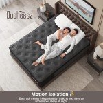 Duchessz Queen Mattress, 12 Inch Hybrid Mattresses Black with Gel Memory Foam and Individually Pocket Innerspring Medium Firm for Motion Isolation, Edge Support, 100 Night Trial