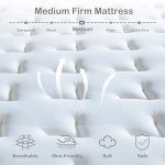 Lynnbery 14 Inch King Size Mattress in a Box, Hybrid Cooling Gel Memory Foam & Pocketed Coils, Medium Firm, CertiPUR-US Certified, Pressure Relief, Motion Isolation