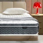 Ablyea Queen Mattress 12 Inch Hybrid Mattress Queen Size - Memory Foam & Individually Pocket Coils Springs | Pressure Relief | Motion Isolation, Edge Support | CertiPUR-US Certified | Medium Firm