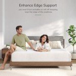 Novilla Mattress, 12 Inch Queen Size Memory Foam with Comfort for Pressure Relief & Cool Fresh Sleep,Removable Washable Cover, Medium Firm