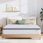 Novilla Queen Mattress, 12 Inch Hybrid Mattress Queen with Comfort Foam,Innerspring Pillow Top Mattresses in a Box, Pressure & Pain Relief, Soft Feel but Supportive