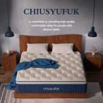 Chiusyufuk Twin Mattress,10 inch Twin Size Mattress,Hybrid mattresses,Single,Gel Memory Foam Individually Wrapped Pocket Coils Innerspring Pressure Relief,Soft,CertiPUR-US Certified,Fiberglass-Free,