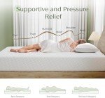Rolanstar Twin Size Mattress, 6 Inch Gel Memory Foam Mattress in a Box, Fiberglass Free, Breathable for Cooler Sleep Supportive & Pressure Relief, CertiPUR-US Certified, White