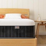 SWBVS Firm Full Mattress, 10" Cooling-Gel Memory Foam & Pocket Spring Hybrid, Firm Feel, Full Size, CertiPUR-US Certified