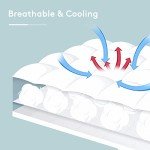 SameBed Mattress Topper Queen,Extra Thick Mattress Pad Cover for Back Pain,Cooling Mattress Protector with 8-21 Inch Deep Pocket,Overfilled Down Alternative Filling