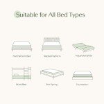 Rolanstar Twin Size Mattress, 6 Inch Gel Memory Foam Mattress in a Box, Fiberglass Free, Breathable for Cooler Sleep Supportive & Pressure Relief, CertiPUR-US Certified, White