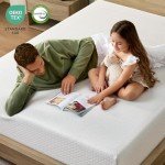 Rolanstar Twin Size Mattress, 6 Inch Gel Memory Foam Mattress in a Box, Fiberglass Free, Breathable for Cooler Sleep Supportive & Pressure Relief, CertiPUR-US Certified, White