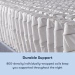 Serta Sleeptrue Firm 11" Queen Hybrid Mattress in a Box, Cooling, Breathable, and Pressure Relieving - 100 Night Trial, CertiPUR-US Certified and 10 Year Limited Warranty