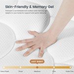 LETMOON Queen Mattress, 12 Inch Gel Memory Foam Hybrid Mattress Queen Size Bed in a Box, Pressure & Pain Relief, Medium Firm, Individual Pocket Spring, Edge Support, CertiPUR-US