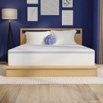 Vibe Gel Memory Foam Mattress, 12-Inch CertiPUR-US Certified Bed-in-a-Box, King, White