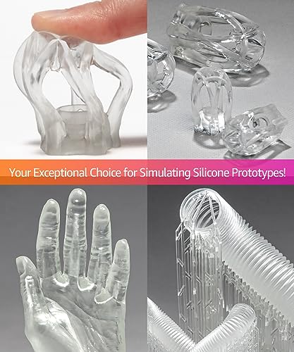 SuperElastic 3D Printer Resin - Soft Silicone Simulation