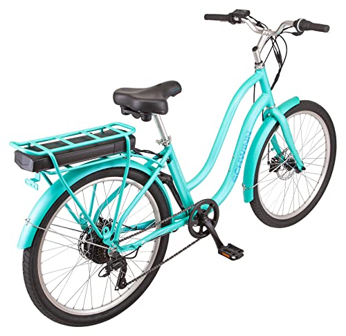Schwinn Mendocino Mint Green Electric Cruiser Bike