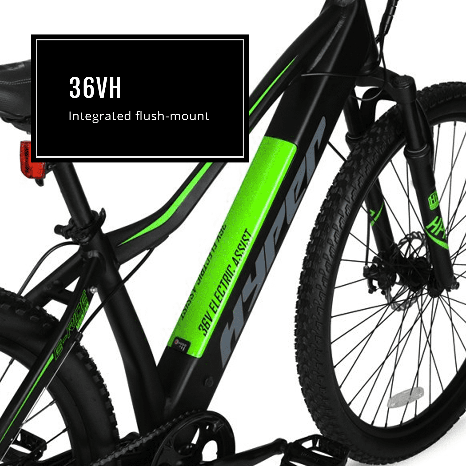 Hyper Bicycles 29" Electric Mountain Bike for Adults