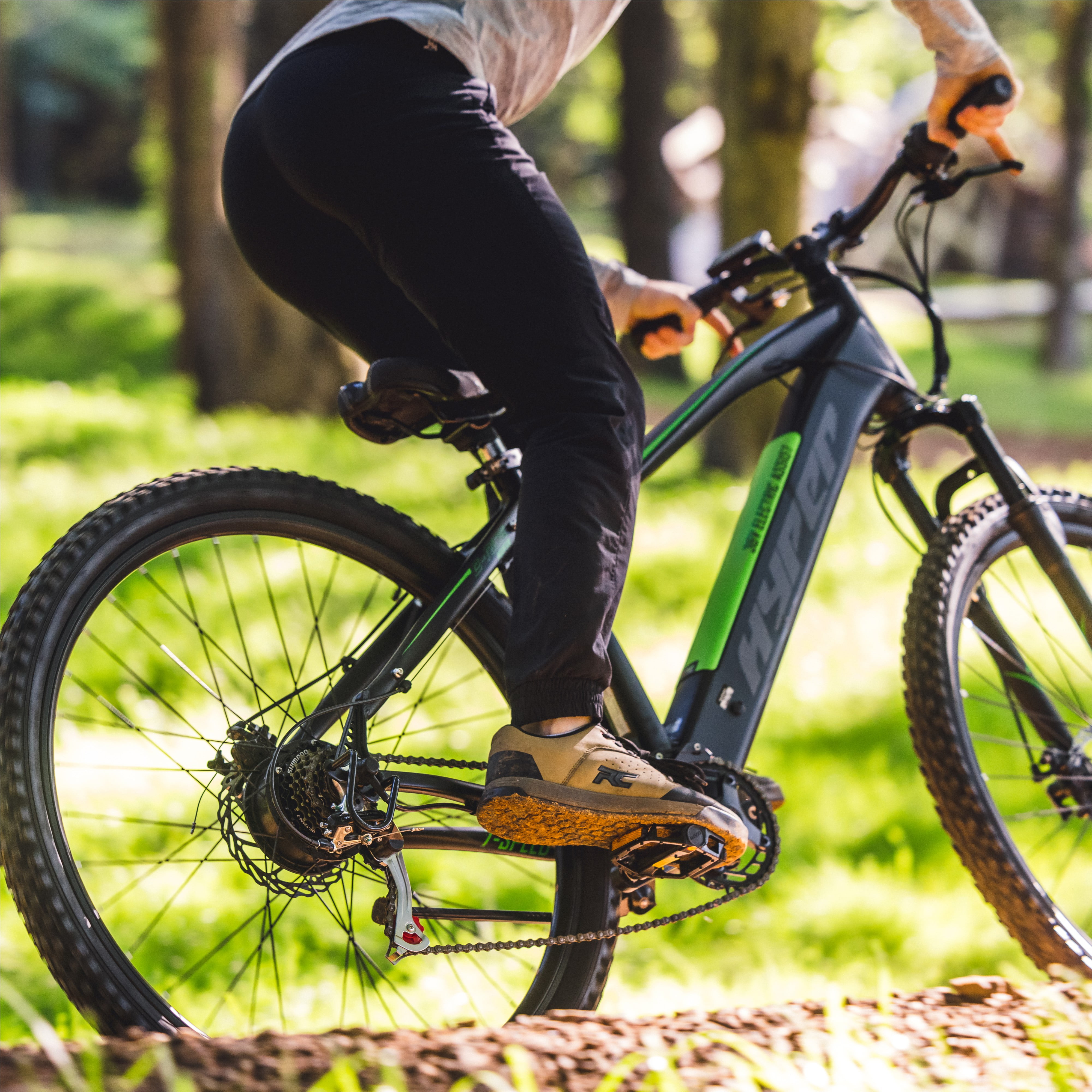 Hyper Bicycles 29" Electric Mountain Bike for Adults