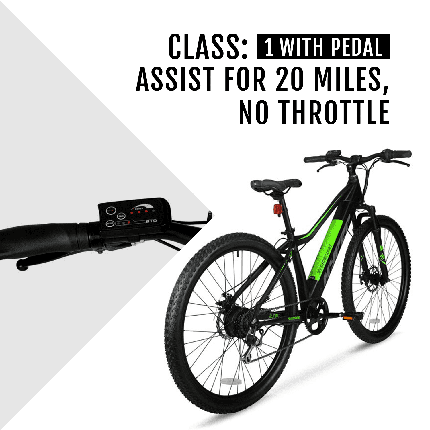 Hyper Bicycles 29" Electric Mountain Bike for Adults