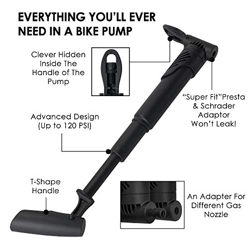 WOTOW Bike Repair Tool Kit with Pump & Bag