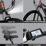 GUNAI 29" Electric Mountain Bike with LCD Display