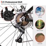 Hiland 27.5" Mountain Bike with 21 Speeds