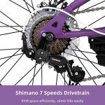 20-Inch Girls' Mountain Bike with Shimano 7-Speed