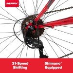 24" Huffy Stone Mountain Bike, 21-Speed, Red