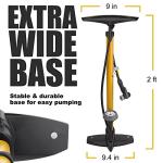 Durable Steel Bike Pump with Smart Valve Head