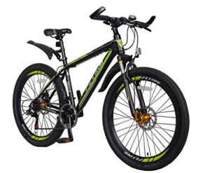 Lightweight 21-Speed Mountain Bike with Disc Brakes