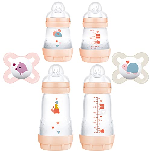 Newborn Essentials "Feed & Soothe" Set (6-Piece), Girl, Pink