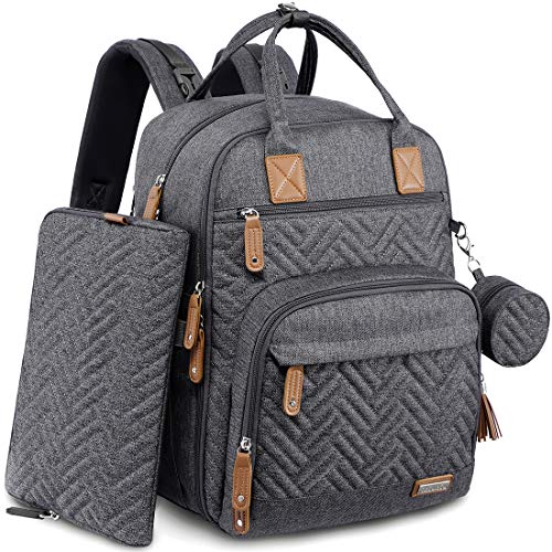 Unisex Waterproof Baby Diaper Backpack with Accessories