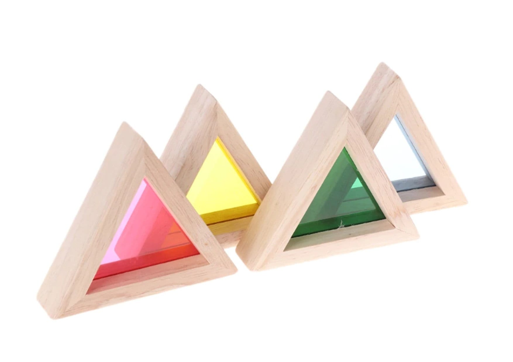 Montessori Sensory Wooden Building Blocks Set