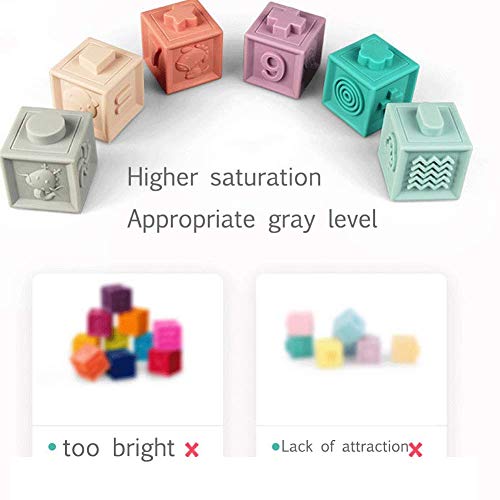 Montessori Infant Stacking Bath Blocks