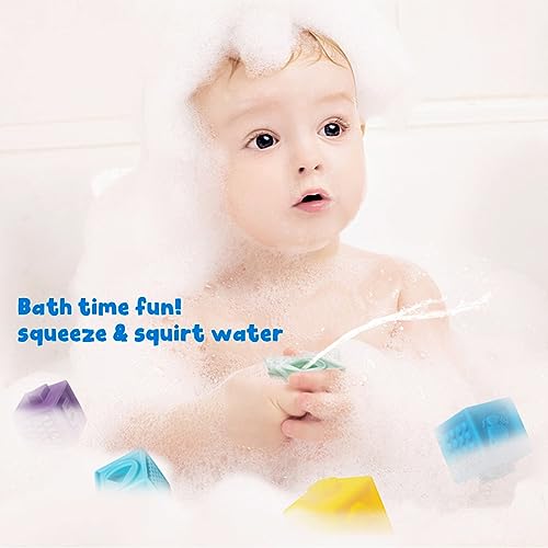 Montessori Infant Stacking Bath Blocks