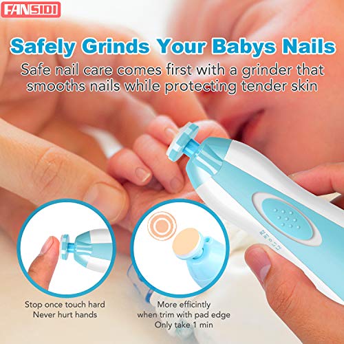 Electric Baby Nail Trimmer Kit by FANSIDI