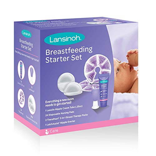 NEW Lansinoh Breastfeeding Starter Set Nursing Baby