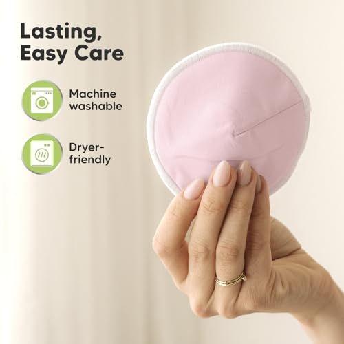 Organic Bamboo Nursing Breast Pads - Reusable & Washable