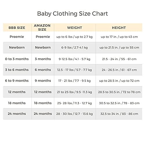 Burt's Bees Baby Boys Bodysuits, 5-pack, Organic Cotton