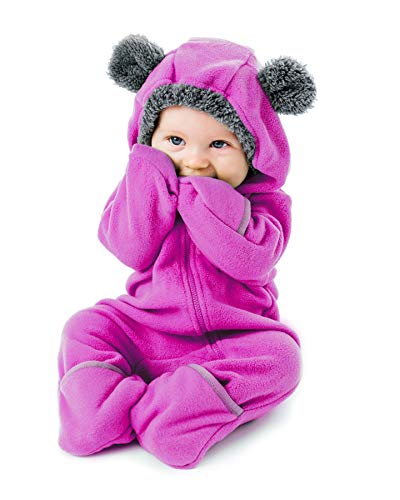 Hooded Fleece Baby Romper