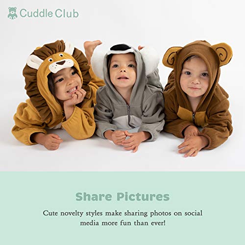 Hooded Fleece Baby Romper