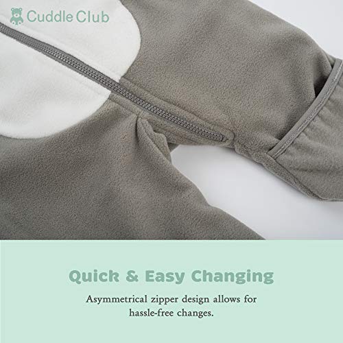 Hooded Fleece Baby Romper