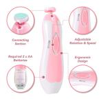 Electric Baby Nail Trimmer with Light - Pink