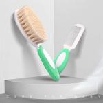 Soft Bristle Baby Hair Brush and Comb Set