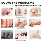 Electric Baby Nail Trimmer with LED Light