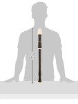 Aulos 211A Tenor Recorder - Brown/Ivory