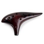 AKLOT 12-Hole Alto C Ocarina with Bag & Booklet