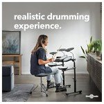 VISIONDRUM Compact Mesh Electronic Drum Set Bundle