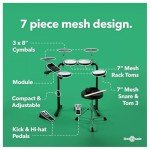 VISIONDRUM Compact Mesh Electronic Drum Set Bundle