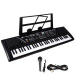 61-Key Electronic Keyboard with Microphone and Voices