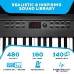 Alesis 88-Key Piano Keyboard with Built-In Sounds